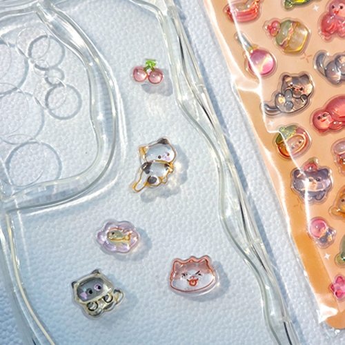 버블봉봉 3D 입체스티커 2탄 (6개)