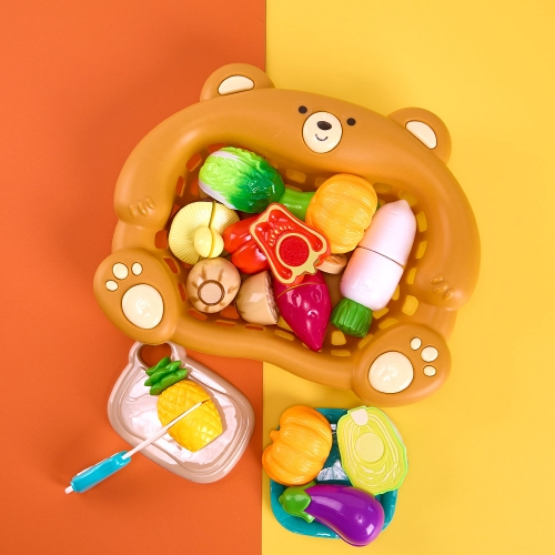 [캐스비]플레이 곰돌이싹뚝놀이 야채(2898)