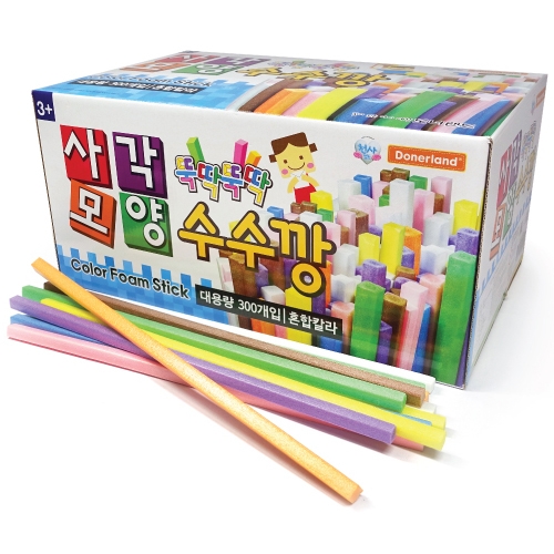 [도너랜드] 수수깡 사각모양 300입