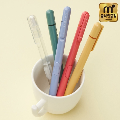 [모나미] 클리키 샤프 0.5mm (4색 택1)