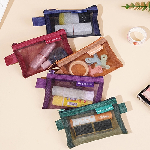 [아트필드] 컬러 매쉬 파우치