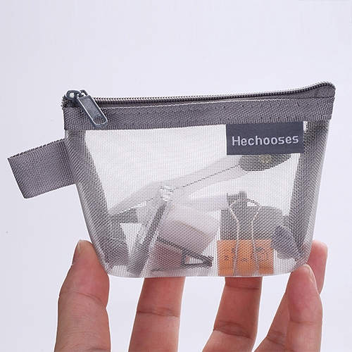 [아트필드] 미니 삼각 매쉬 파우치