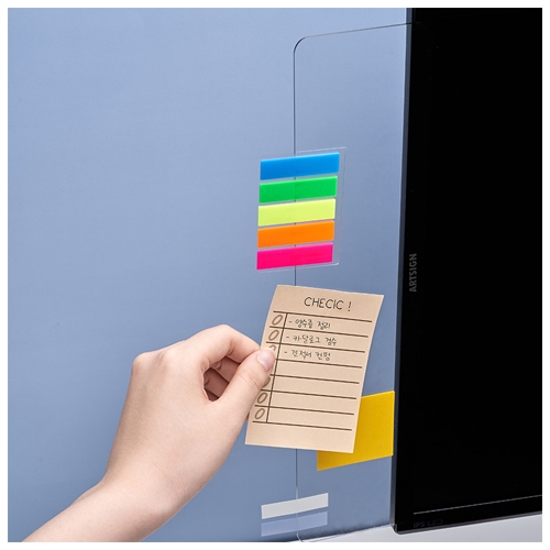 [아트사인] 5568 모니터 메모보드 350 검정