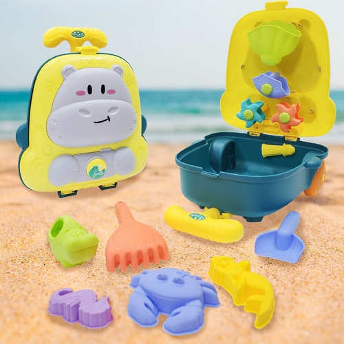 하마 캐리어 모래놀이 물레방아 물놀이 목욕놀이 장난감 찍기틀 삽 물통 포함