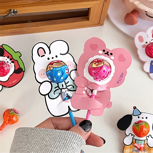 [아트필드] 캐릭터 사탕 포장 꽂이