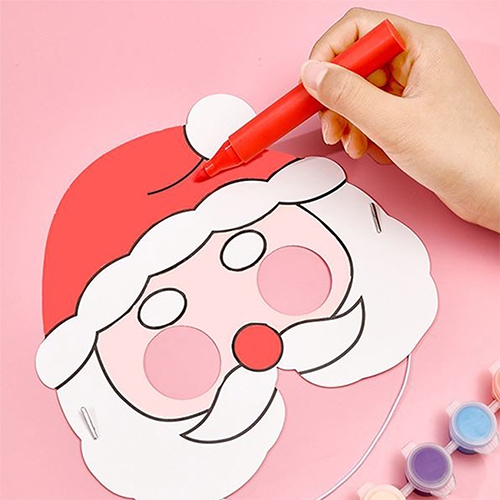 [아트필드] 크리스마스 종이 가면 만들기 (6색 사인펜 포함)