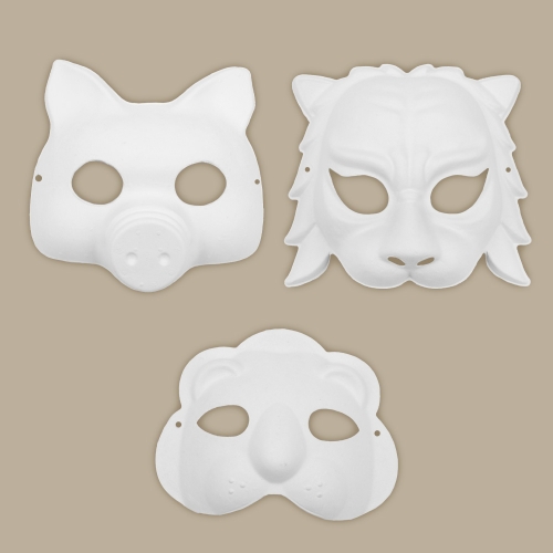 [대원피앤피] 동물 탈 만들기(5종 택1/전통용품/그리기놀이)