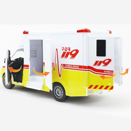 긴급출동 닥터 엠블런스 구급차 미니카 자동차 장난감