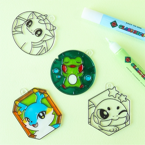 [아모스]글라스데코 썬데코 키링 만들기