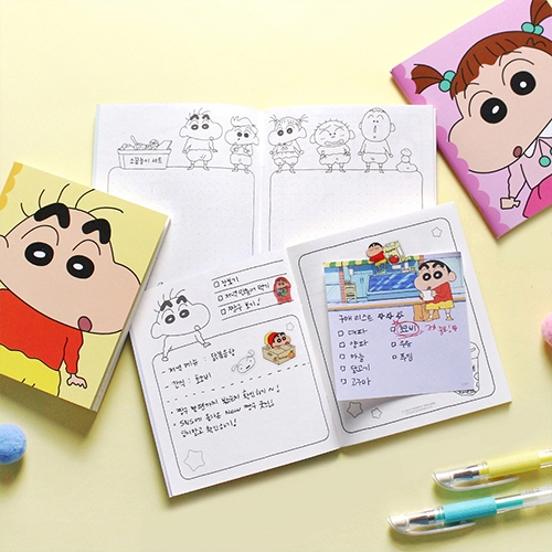 [학산] 짱구는못말려 미니노트 (6종 택1)