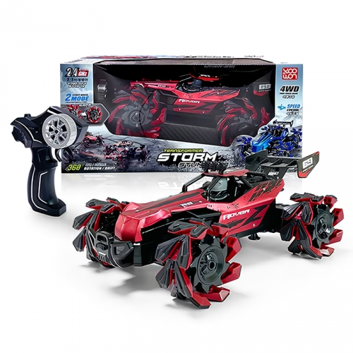 스톰 스턴트카 RC카 4륜 오프로드 속도조절 회전 드리프트 충전식 무선조종 자동차 장난감