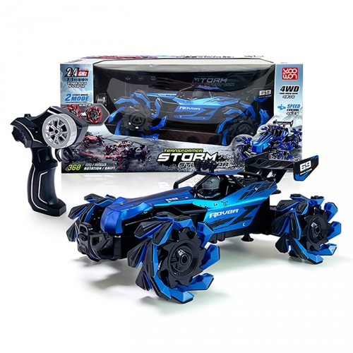 스톰 스턴트카 RC카 4륜 오프로드 속도조절 회전 드리프트 충전식 무선조종 자동차 장난감