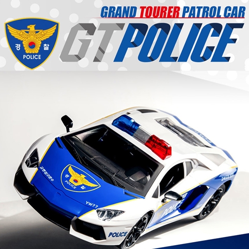 GT 폴리스 RC카 1:1 비례제어 라이트 기능 사이렌 도어오픈 무선조종 대형 자동차 장난감