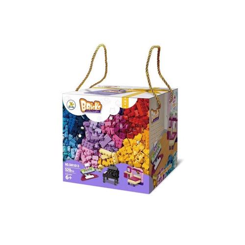 클래식 미니어처 520PCS 호환블럭 기본형+특수형 블록판 설명서 포함 리필 장난감