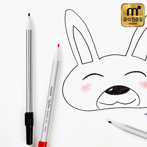 [모나미] 사인펜 슈퍼 12색