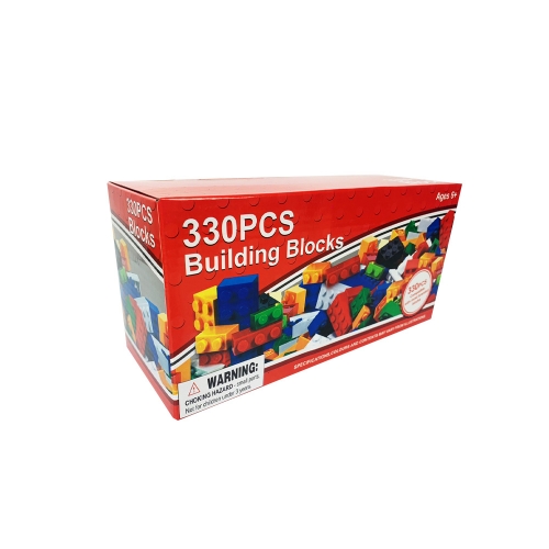클래식 기본형 330PCS 호환블럭 6컬러 12종 리필 블록 놀이 장난감
