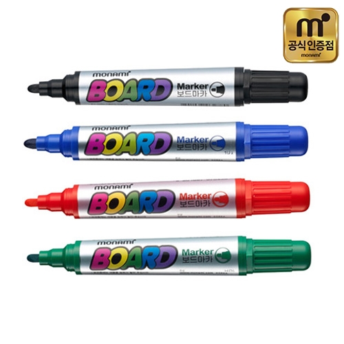 [모나미] 보드마카 (4색 택1)