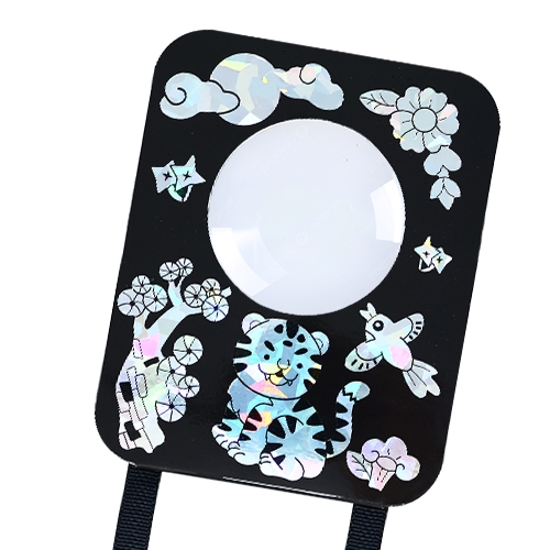 [실버] 민화 자개 돋보기목걸이(4인용)