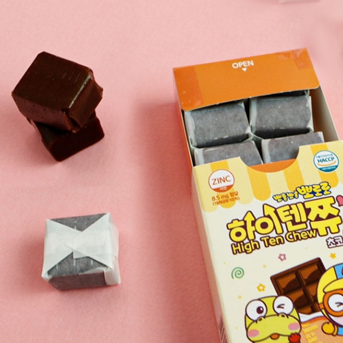 뽀로로 하이텐쮸 10정 (12개) 크림소다맛, 초코맛 택1