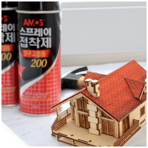 [아모스] 스프레이 접착제 (영구고정용) 320g