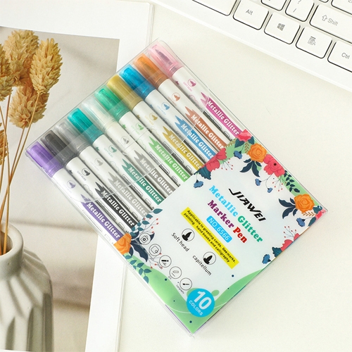 [아트필드] 메탈릭 글리터 트윈 마커펜