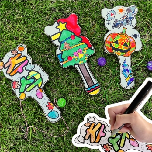 아트 컬러링 라켓 공치기