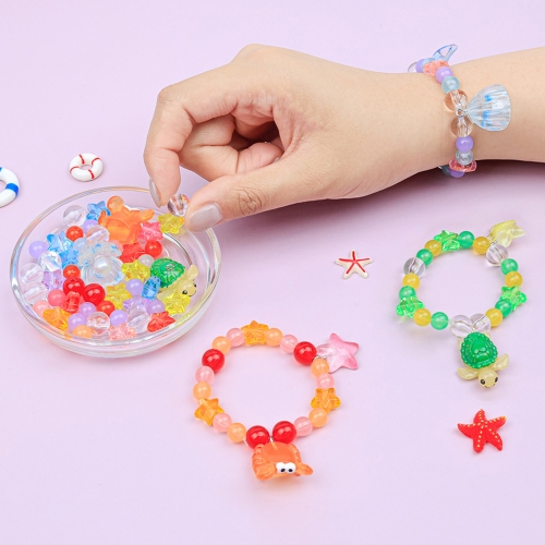 [오늘놀이] 바다 생물 여름 팔찌(1인 포장/KC인증)