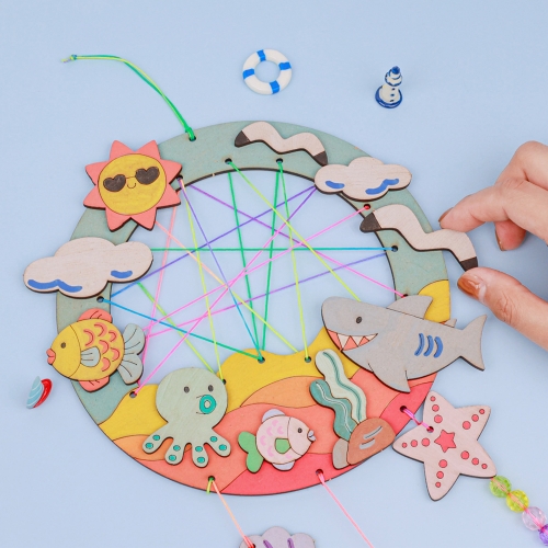 [오늘놀이] 여름 바다 풍경 드림캐쳐(여름만들기/모빌/KC인증)