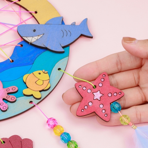 [오늘놀이] 여름 바다 풍경 드림캐쳐(여름만들기/모빌/KC인증)