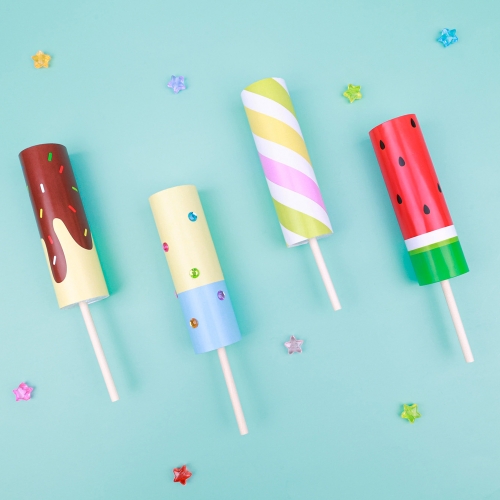 [오늘놀이] 아이스크림 가게 역할놀이(여름만들기/거치대/메뉴판/KC인증)