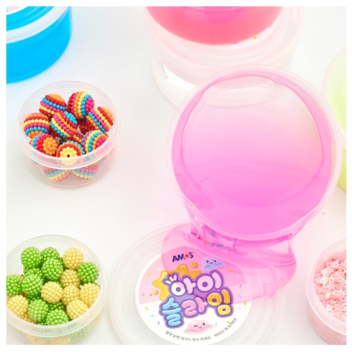 [아모스] 아이슬라임 DIY 미니키트 (투명/블루/핑크 택1)