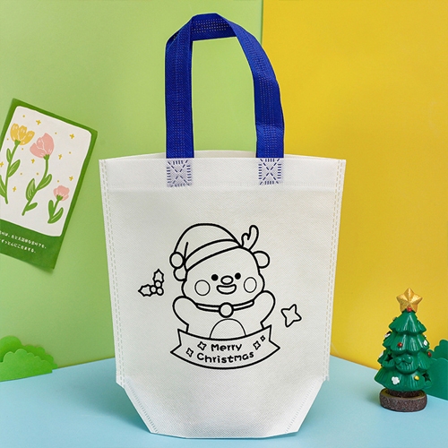 [아트필드] DIY 부직포 가방 만들기 크리스마스 (6색 사인펜 포함)