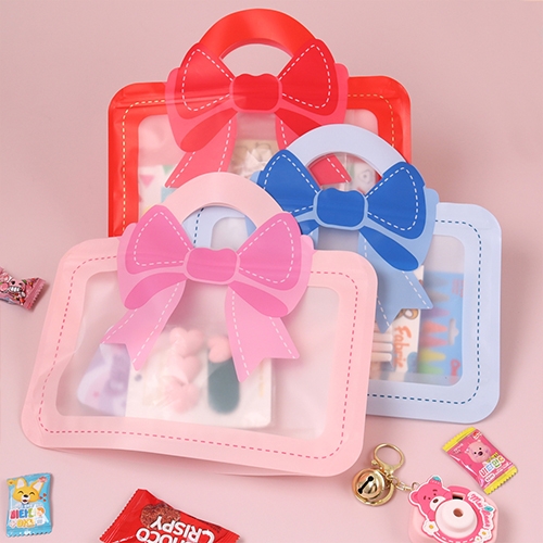 [아이디몬] 구디백 리본 지퍼백