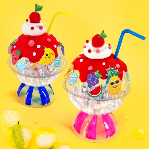 [탑키드] 아이스크림 과일빙수 물방울 빨대놀이 만들기