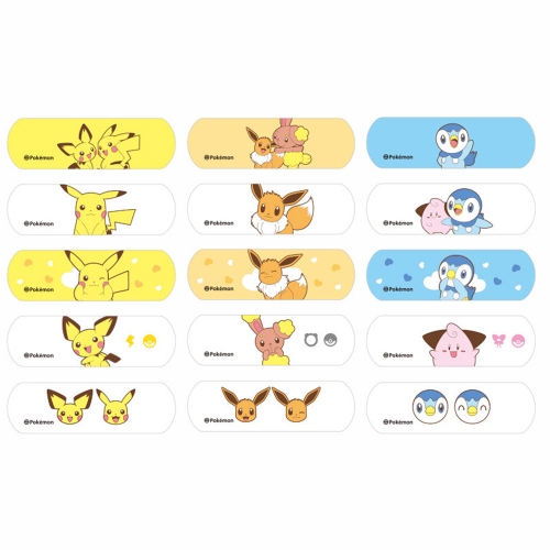 포켓몬밴드 48매입 3종세트 (피카츄 이브이 펭도리)