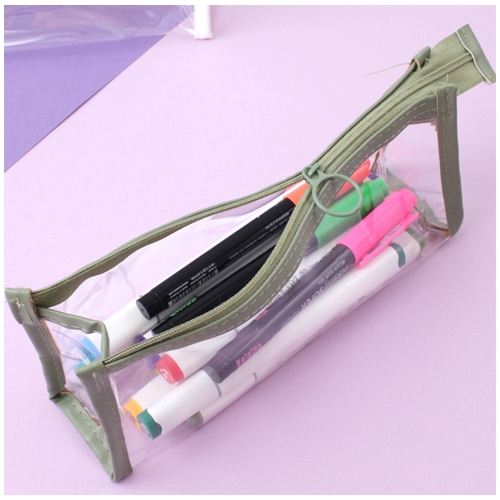 [아이디몬] PVC 투명 파우치 (4색 택1)