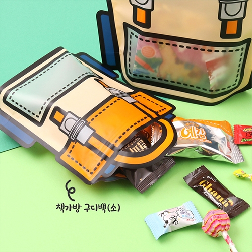 [아이디몬] 책가방 구디백 지퍼백 (소/대 택1)