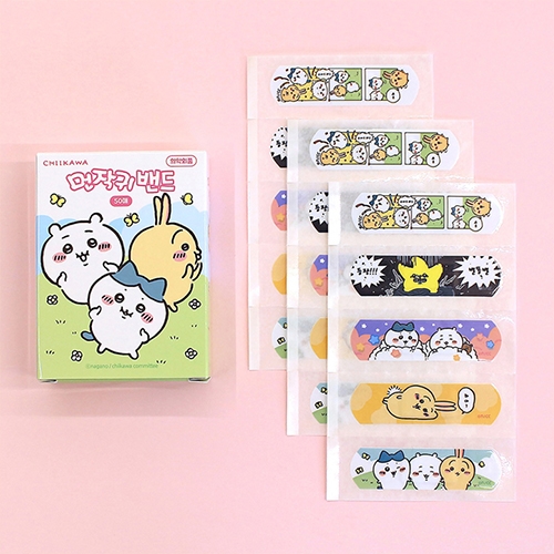 [학산] 먼작귀 밴드 반창고 50매 (2종 택1)