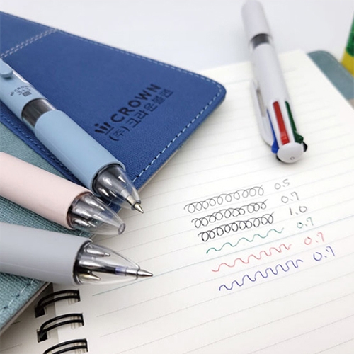 [크라운] 3+3 멀티펜 (4색 중 택1)