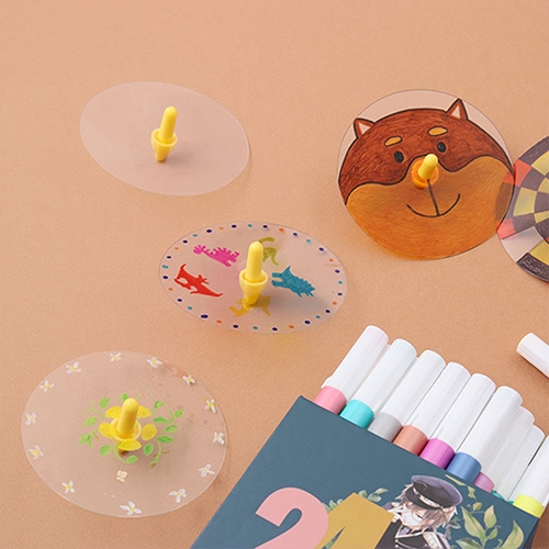 [아이디몬] 투명 팽이만들기 (PVC원형)