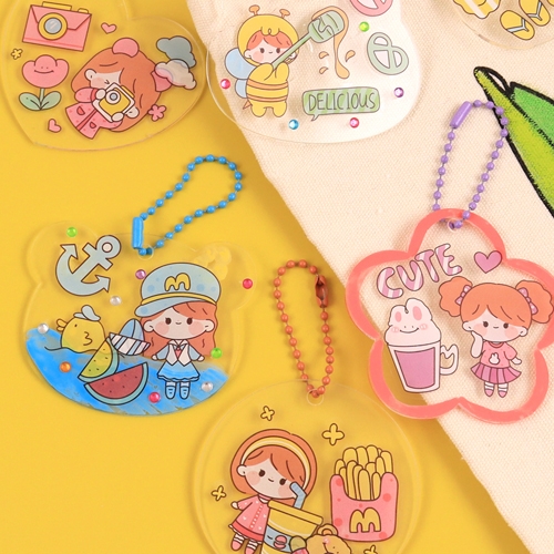 [아이디몬] 모양 아크릴 키링만들기 B세트