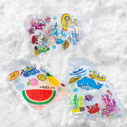 [탑키드] 투명 스티커로 꾸미는 아이스팩 만들기