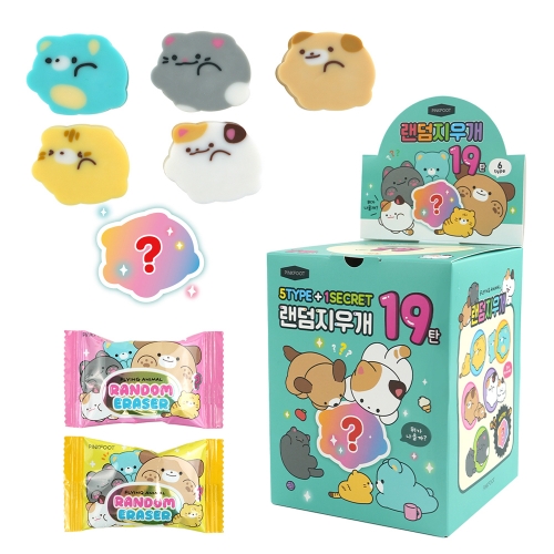 애니멀 랜덤지우개 19탄 (60개)