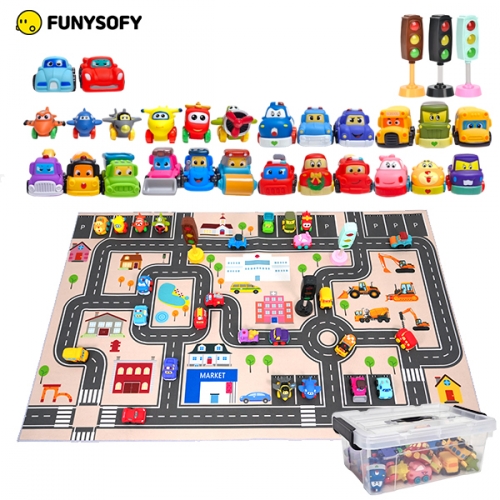 퍼니소피 소프트 자동차 종합 놀이세트