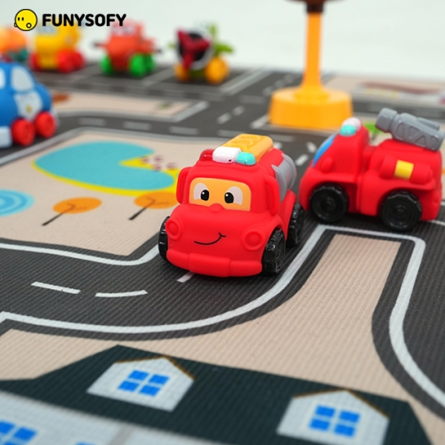 퍼니소피 소프트 자동차 종합 놀이세트