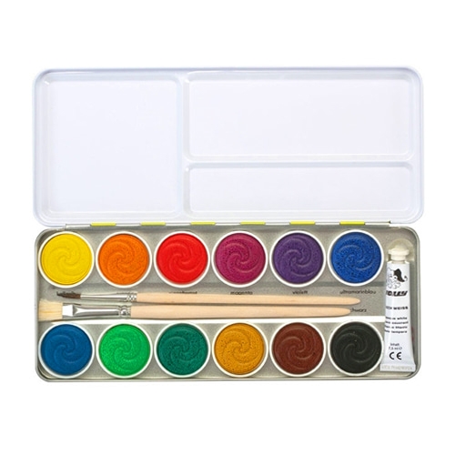 [지구화학] 졸리 고체물감 12색