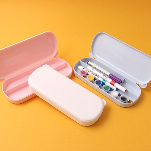 [아이디몬] 사각 플라스틱 필통 파스텔컬러 (3색 택1)