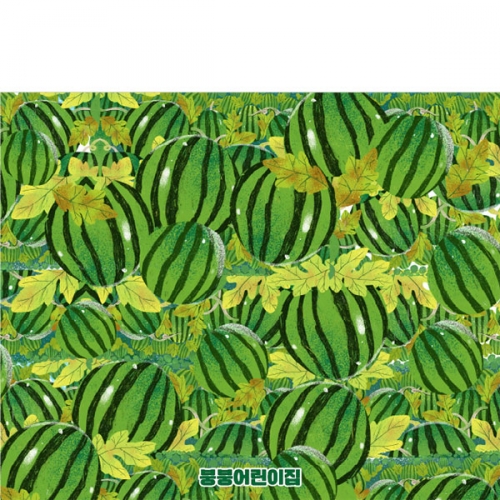 [파티붕붕] D4767 여름 현수막 / 어린이집 유치원 수박 현수막 수박밭 텃밭체험 포토존