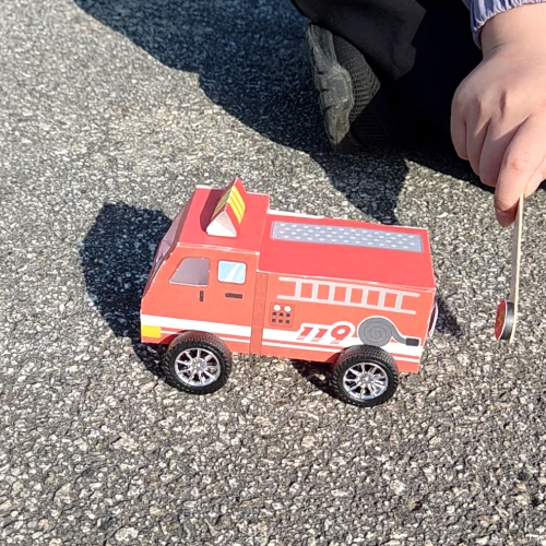 메이크문구 DIY743 자석자동차만들기 소방차