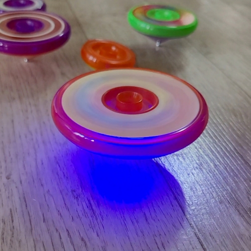 조마조마 LED 탑쌓기 팽이세트 (2개)